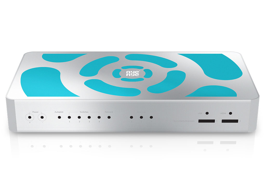 Comfort van de AyeAye bootcomputer.